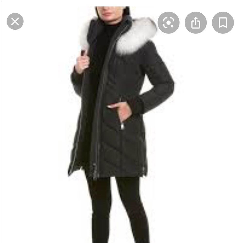 Real Fox Fur Down Jacket